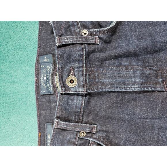 Lucky Brand Jeans Size 2 Womens Blue Stretch Mid Rise Olivia Flared Wide Leg - Picture 6 of 13